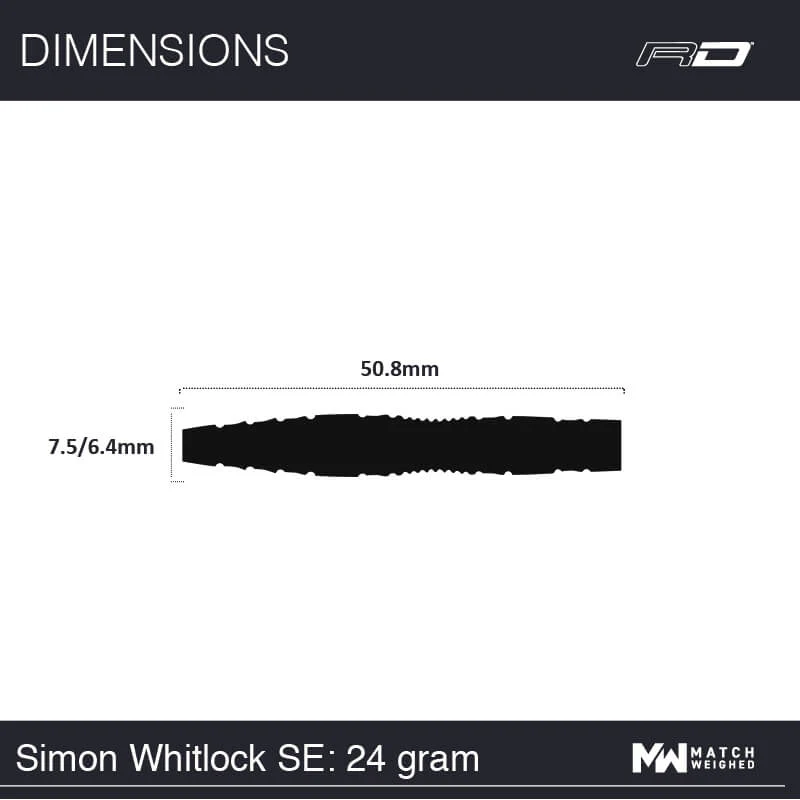 WINMAU Simon Whitlock Oil Slick URBAN GRIP 90% Tungsten Darts 9 WINMAU Simon Whitlock Oil Slick URBAN GRIP 90% Tungsten Darts - Image 9