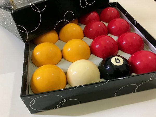 Casino Pool Snooker Billiard Table Balls 2 & 1/4 inch Large American 9 Ball - Image 2