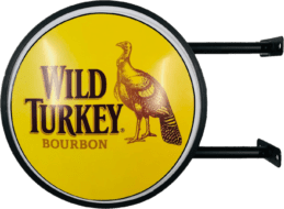 Wild Turkey Bourbon Bar Lighting Wall Sign Light LED