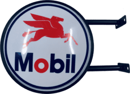 MOBIL FUEL OIL Bar Lighting Wall Sign Light LED