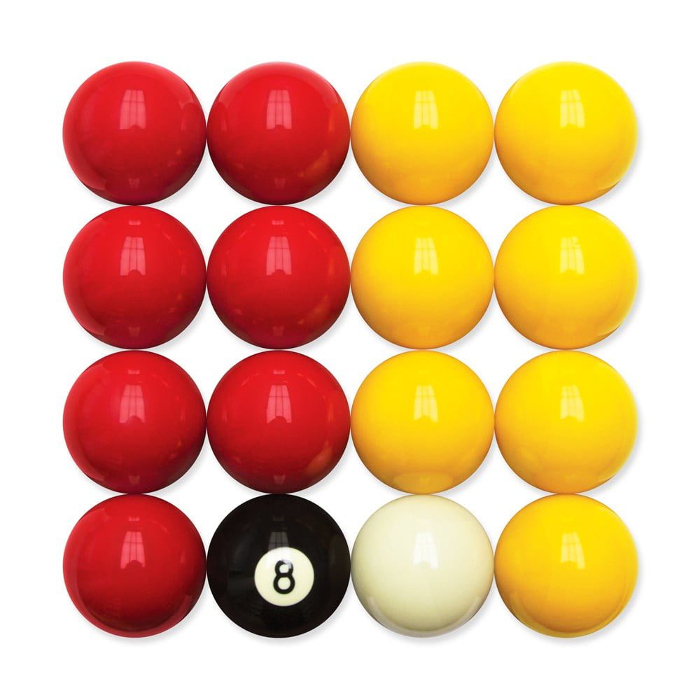 Professional Casino Pool Snooker Billiard Balls 2" inch Red Yellow 3 Professional Casino Pool Snooker Billiard Balls 2" inch Red Yellow - Image 3