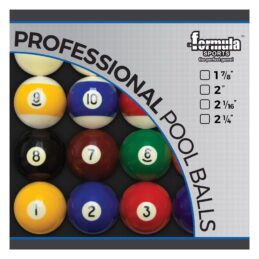 Professional Pool Snooker Billiard Table Balls 2 & 1/4 inch Large American 9 Ball