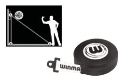 WINMAU Dart Board Setup Pro Dartboard Oche Line Measurer