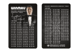 Winmau Dart Board Richard Ashdown's Darts Checkout Table