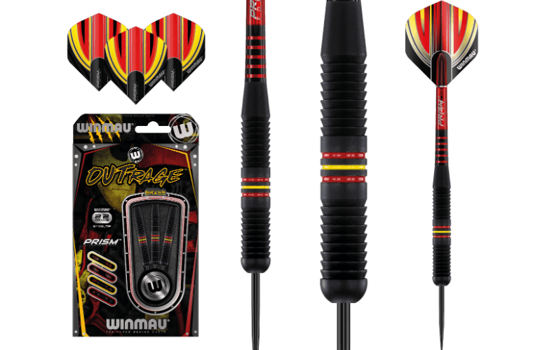 WINMAU Outrage Ultra-modern precision machined Brass Darts 1 WINMAU Outrage Ultra-modern precision machined Brass Darts