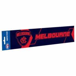 Melbourne Demons Official AFL Team Logo Bumper Sticker