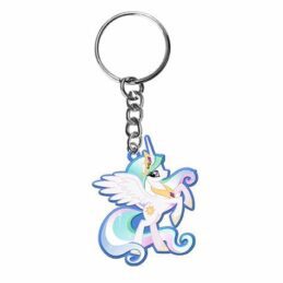 My Little Pony PRINCESS CELESTIA Moulded PVC Keyring Key Ring