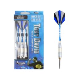 Formula Sports Tony David Nickel Silver Dart Board Darts