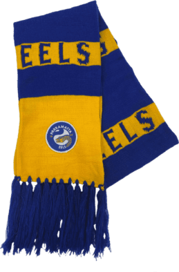 Parramatta Eels Traditional NRL Bar Scarf Warm Winter Neckwear