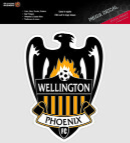 Wellington Phoenix A-League 4WD Car Bike Mega Decal Sticker