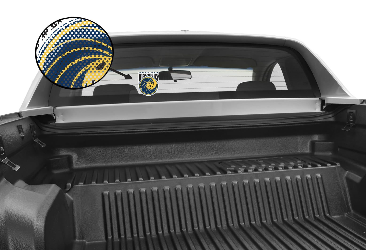 Sydney FC A-League 4WD Car Glass See-Thu Decal Sticker 6 Sydney FC A-League 4WD Car Glass See-Thu Decal Sticker - Image 6