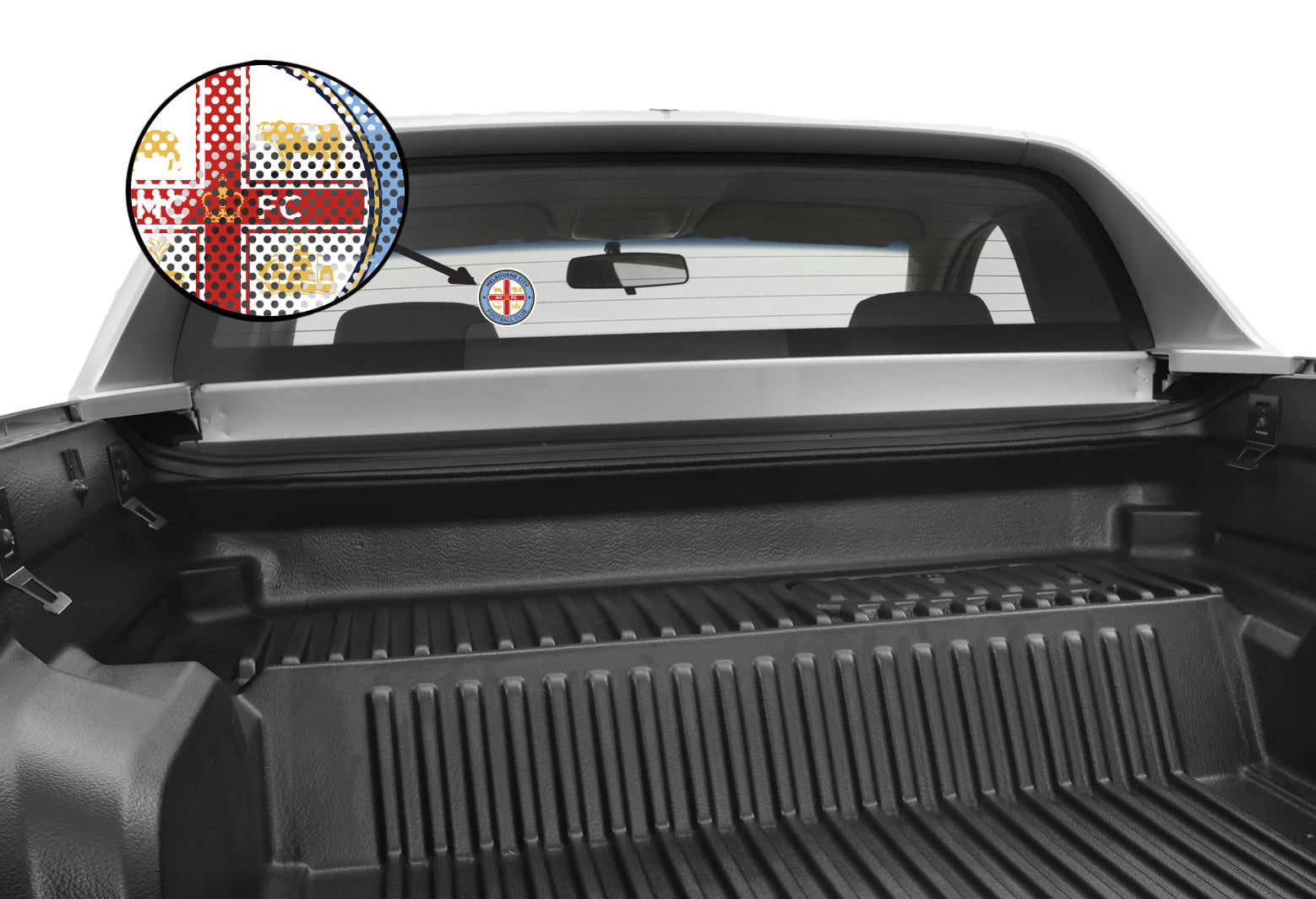Sydney FC A-League 4WD Car Glass See-Thu Decal Sticker 7 Sydney FC A-League 4WD Car Glass See-Thu Decal Sticker - Image 7