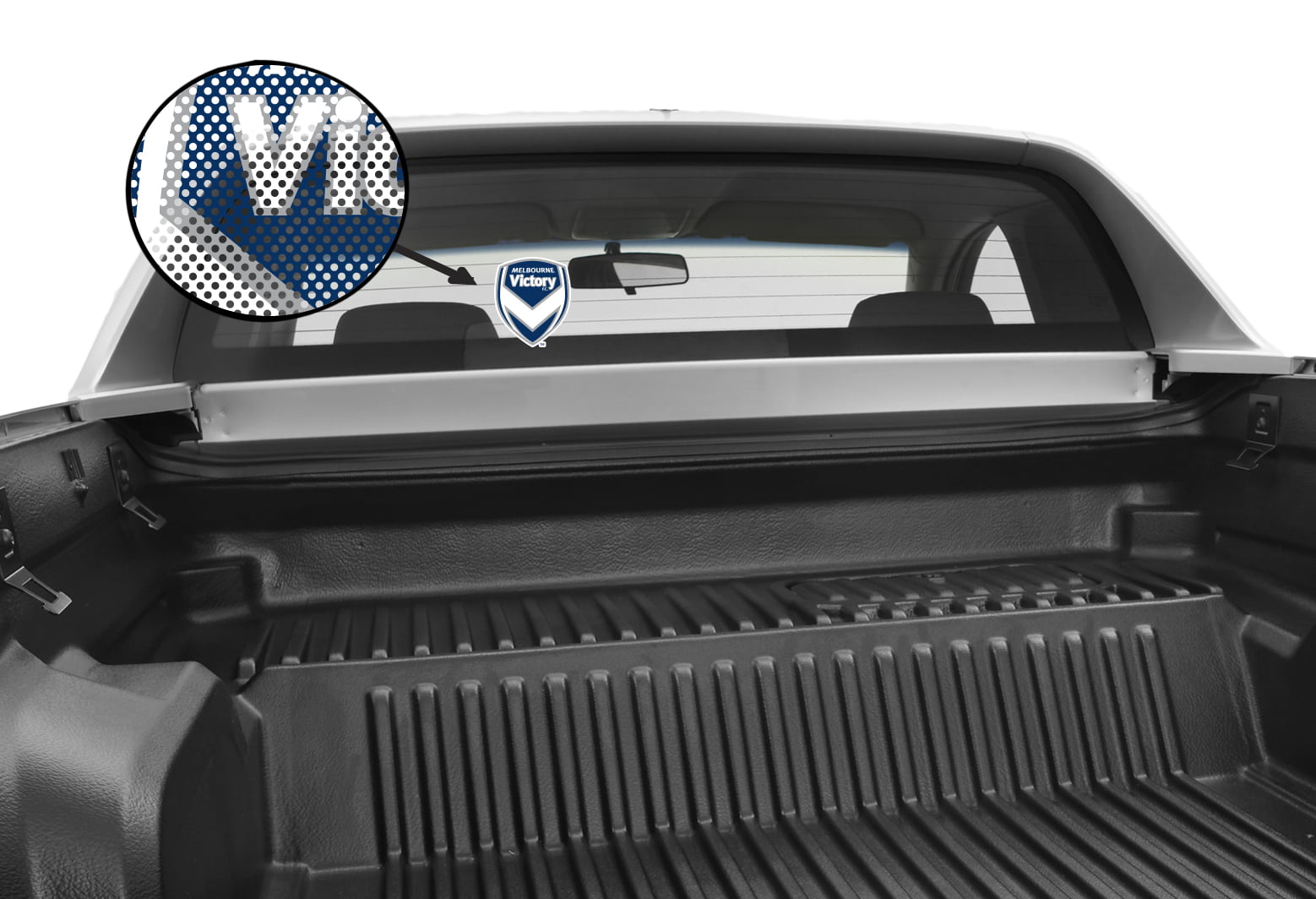 Sydney FC A-League 4WD Car Glass See-Thu Decal Sticker 8 Sydney FC A-League 4WD Car Glass See-Thu Decal Sticker - Image 8