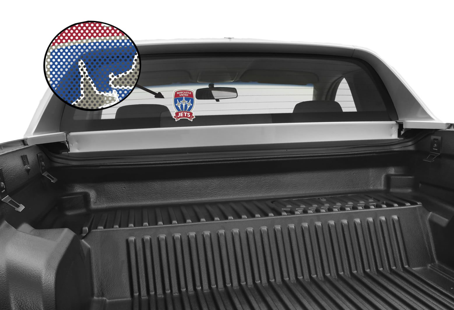 Sydney FC A-League 4WD Car Glass See-Thu Decal Sticker 9 Sydney FC A-League 4WD Car Glass See-Thu Decal Sticker - Image 9