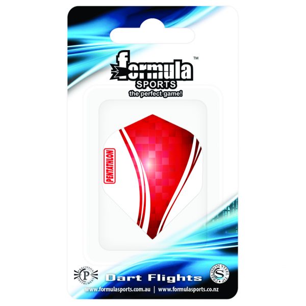 Formula Sports Pentathlon Emblem Standard Dart Board Darts Flights 4 Sets - Image 2