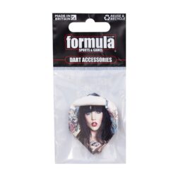 Formula Sports Tattoo Girls Standard Dart Board Darts Flights 1 Set