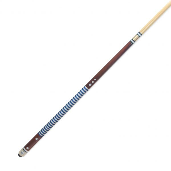 Nylon Wound Grip Timber Pool Snooker Billiard Table Cue Blue - Image 2