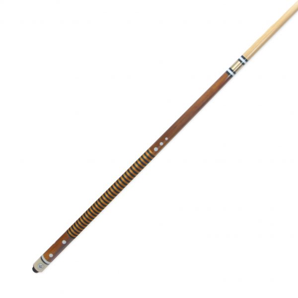 Nylon Wound Grip Timber Pool Snooker Billiard Table Cue YELLOW - Image 2