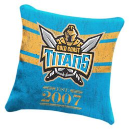 Gold Coast Titans NRL HERITAGE Cushion fabric Pillow