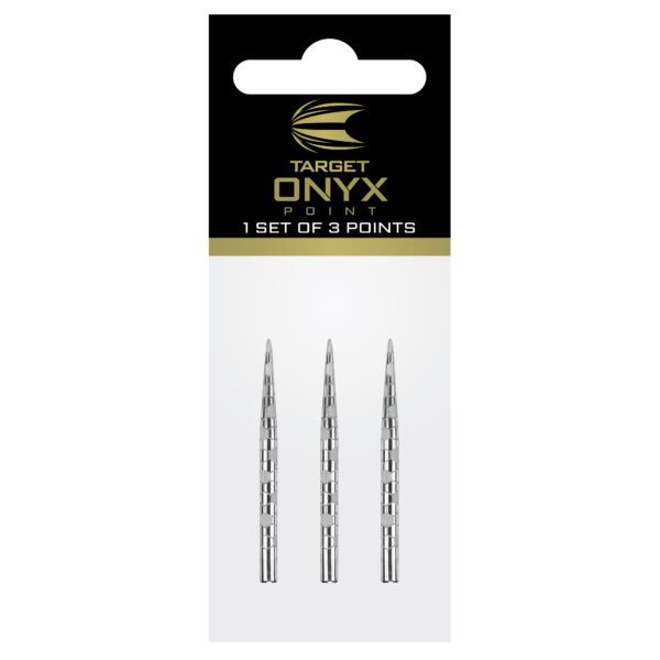 Target Onyx Silver Laser Etched Pro Dart Board Darts Points - 32mm