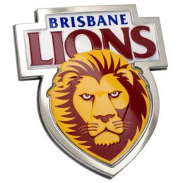 Brisbane Lions 3D Metal Car Badge AFL – For True Brisbane Fans