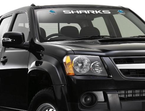 Cronulla Sharks BIG Car Window Decal Sticker LETTERING