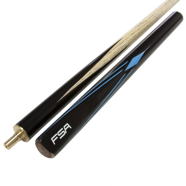 FSA 3/4 Ash Snooker Pool Billiards Cue Blue Flame and Cue Case Set - Image 2