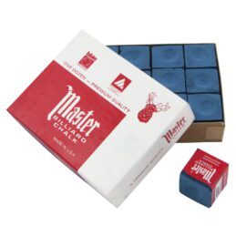 Master Pool Snooker Billiard Cue Tip Chalk Blue in Colour