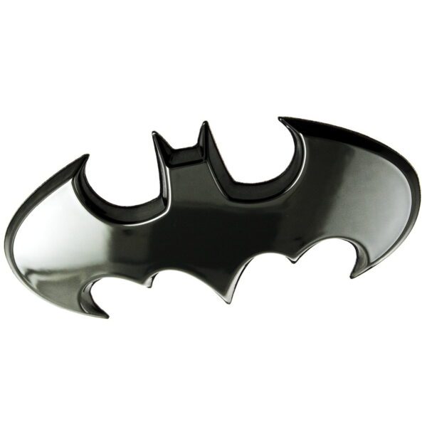Batman Car Emblem Batwing 3D Black Chrome DC Comics Automotive Decal Sticker Badge