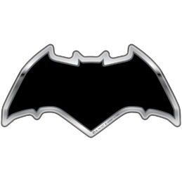 Batman v Superman Batman Domed Logo Automotive Sticker Emblem