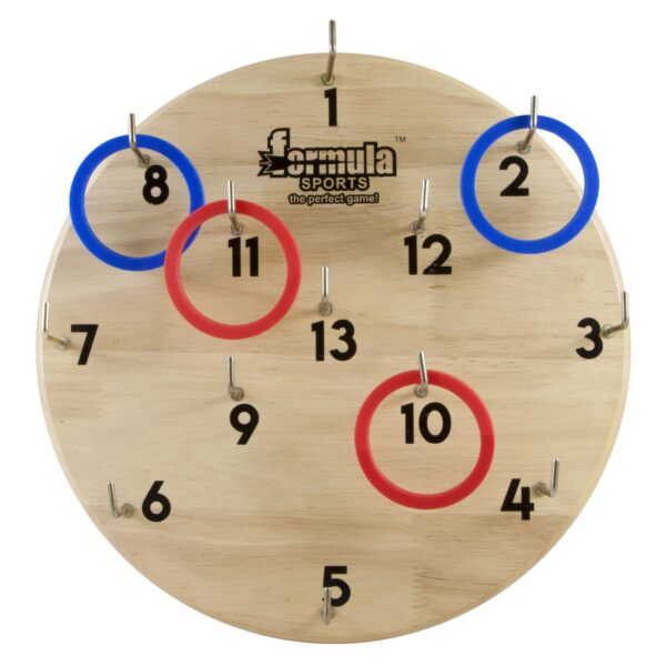 Hookey Set Quality Out Door Family Game Numbered Board made from Rubber Wood