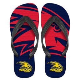 Adelaide Crows AFL Aussie Rules Footy Thongs Plugger Flip Flops
