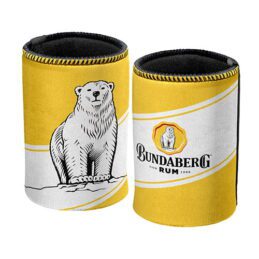 Bundaberg Rum Bundy Bear Yellow Can Cooler Stubby holder