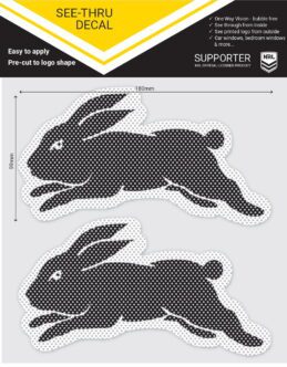 South Sydney Rabbitohs See Through Car Window Decal Sticker