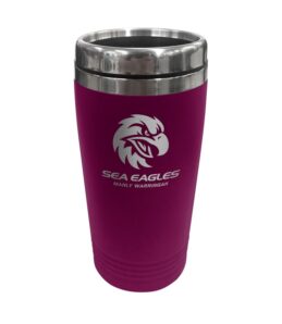 Manly Warringah Sea Eagles NRL Stainless Steel Travel Coffee Mug Cup