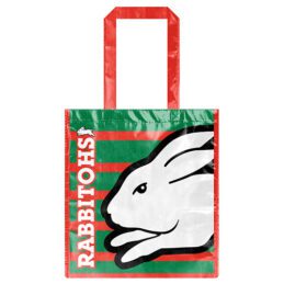 South Sydney Rabbitohs NRL Laminated Carry Shopping Grocery Bag