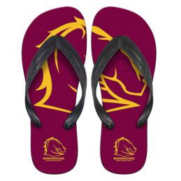 Brisbane Broncos NRL Thongs Plugger Flip Flops