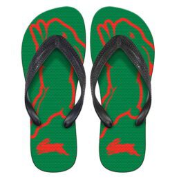 South Sydney Rabbitohs NRL Thongs Plugger Flip Flops