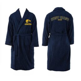 West Coast Eagles AFL Youth Kids Dressing Gown Robe Size 10-12