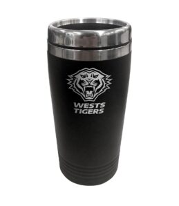Wests Tigers NRL Stainless Steel Travel Coffee Mug Cup
