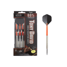 Formula Sports World Champion Tony David Tungsten 80% Dartboard Darts