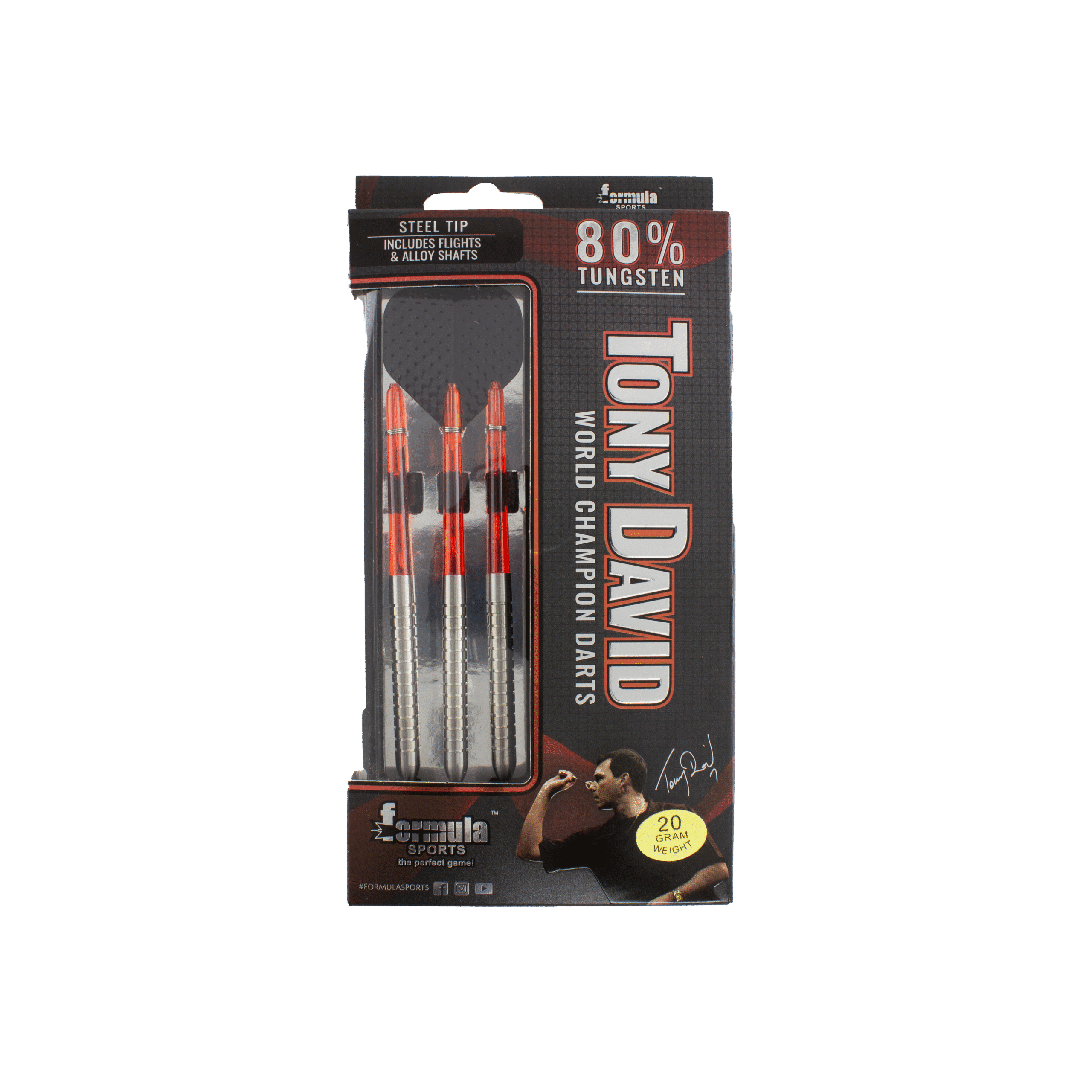 Formula Sports World Champion Tony David Tungsten 80% Dartboard Darts 11 Formula Sports World Champion Tony David Tungsten 80% Dartboard Darts - Image 11