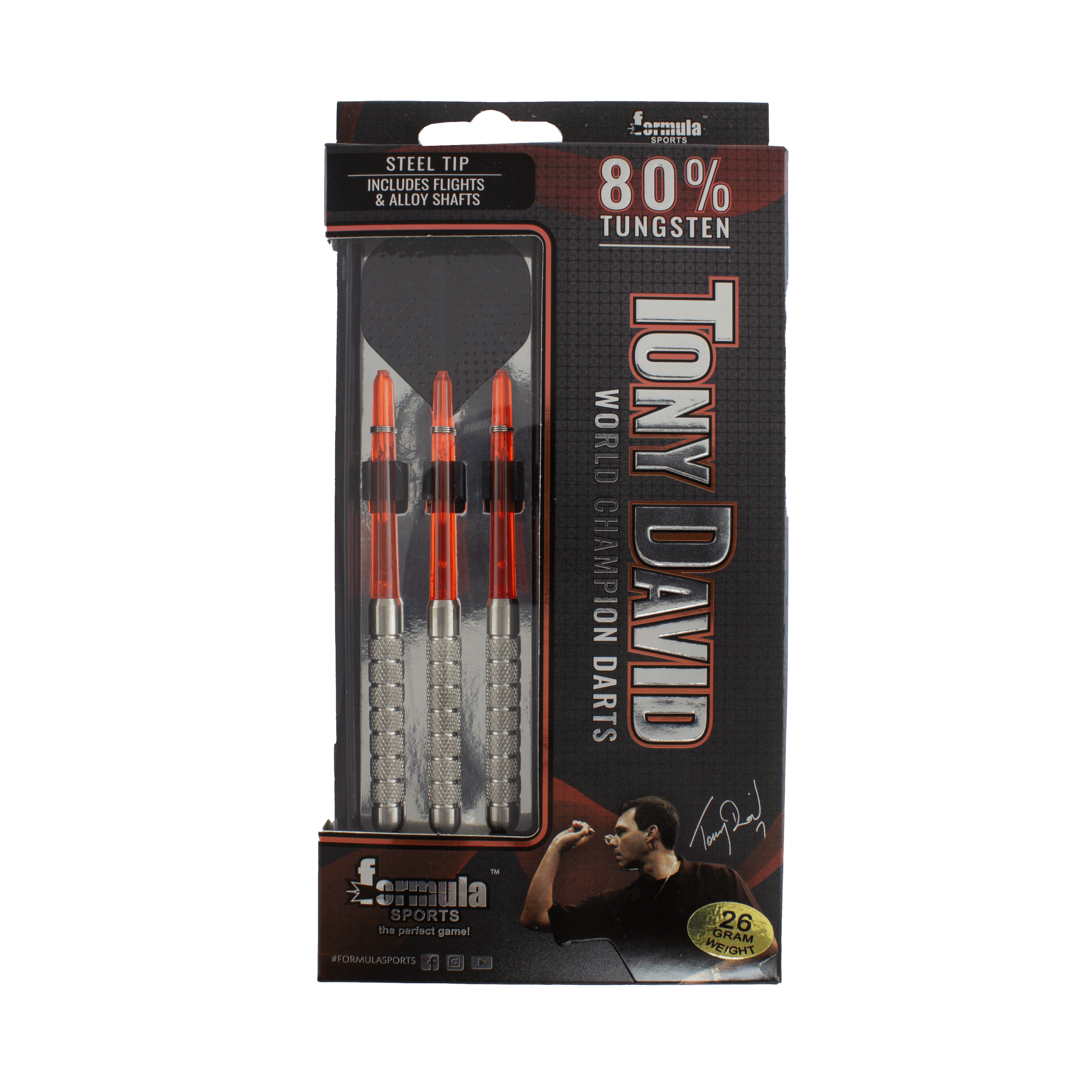 Formula Sports World Champion Tony David Tungsten 80% Dartboard Darts 34 Formula Sports World Champion Tony David Tungsten 80% Dartboard Darts - Image 34