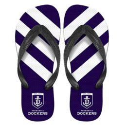 Fremantle Dockers Freo AFL Aussie Rules Footy Thongs Plugger Flip Flops