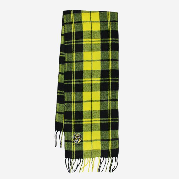 Richmond Tigers AFL Tartan Classy Scarf Warm Winter Neckwear
