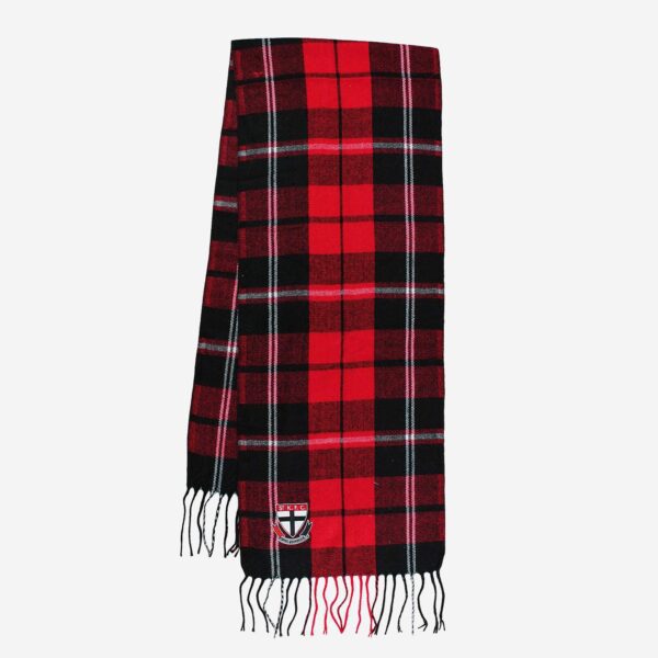 St Kilda Saints AFL Tartan Classy Scarf Warm Winter Neckwear
