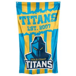 Gold Coast Titans NRL Cape Wall Flag Banner