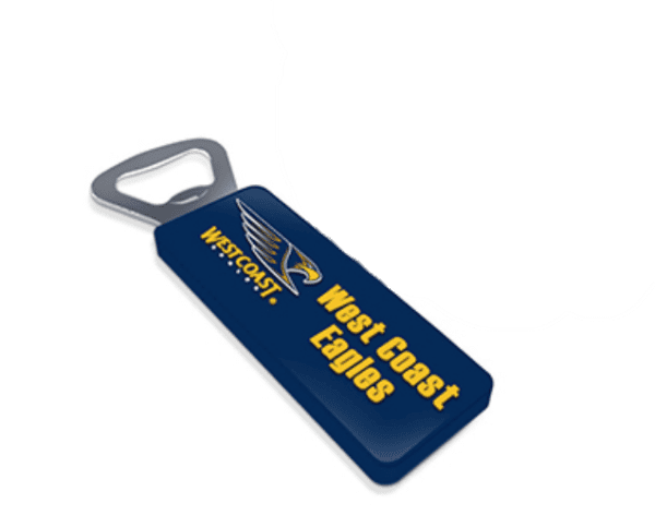 West Coast Eagles AFL Magnetic Rubber Bottle Opener