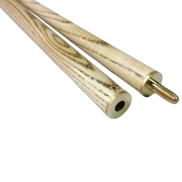 FULL ASH With Red Wood Flame Pool Cue REST 1 x Brass rest - Image 2