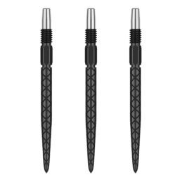 Target Swiss Diamond Pro Black Dart Point Darts Points 26mm 30mm 35mm 40mm